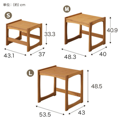 ネストテーブル 天然木 チーク材 完成品 高級感 オイル仕上げ お洒落 モダン 木製 シンプル ヴィンテージ アンティーク テーブル 机 デスク ローテーブル センターテーブル ライン ラインシリーズ(代引不可)