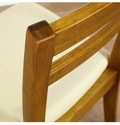 ダイニングチェア 2脚セット 天然木 木製 ラバーウッド おしゃれ 北欧 シンプル ダイニング 椅子 イス いす スツール 一人暮らし 新生活 ダークブラウン(代引不可)