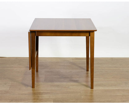 バタフライテーブル 幅75~120cm 単品 伸縮 ダイニングテーブル 伸長 食卓 バタフライダイニング 伸長式 2人掛け 4人掛け 2人 4人 木製 北欧 おしゃれ モダン 一人暮らし(代引不可)