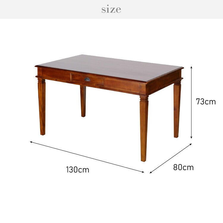 ダイニングテーブル 幅130cm 高級品 北欧 ヴィンテージ 天然木 マホガ二ー お客様脚部取り付け アンティーク モダン センターテーブル ローテーブル 家族 リビング ダイニング コロニアル(代引不可)