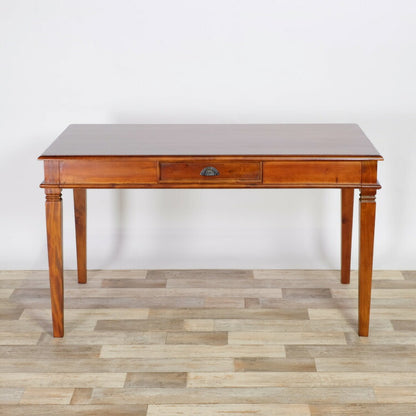 ダイニングテーブル 幅130cm 高級品 北欧 ヴィンテージ 天然木 マホガ二ー お客様脚部取り付け アンティーク モダン センターテーブル ローテーブル 家族 リビング ダイニング コロニアル(代引不可)