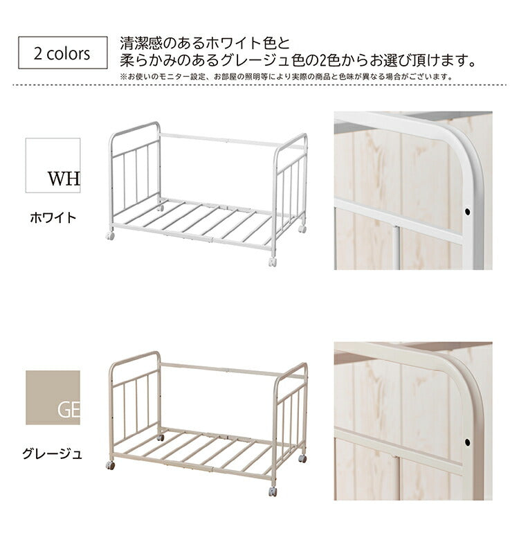 布団ラック3段階調整 耐荷重 50kg 布団落下防止機能 ストッパー機能キャスター付き ふとん収納 布団 棚 毛布 マットレス 収納 ウォークイン クローゼット 布団収納ラック 台 押し入れ収納