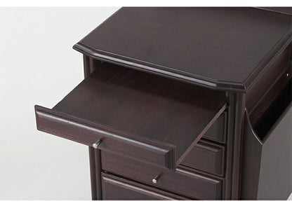 ソファサイドワゴン ナイトテーブル キャスター キャスター サイドテーブル 便利ワゴン 木製(代引不可)