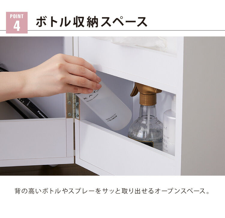 完成品 ドレッサー デスク テーブル 化粧台 ミラー付き 収納ワゴン コスメワゴン キャスター付き 鏡付き 収納 シンプル コンパクト ワゴン メイクボックス 大容量(代引不可)