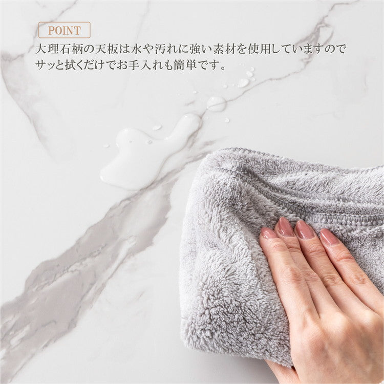 リビングテーブル 韓国風 大理石柄 耐荷重20kg 幅100cm スチール脚 ゴールド おしゃれ 軽量 一人暮らし 在宅ワーク デスク 机 子供 リビング 机(代引不可)