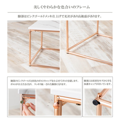 ネストテーブル ローテーブル 2点セット テーブル センターテーブル 伸縮 おしゃれ リビングテーブル コンパクト モダン シンプル ワイド 一人暮らし リビング 収納 棚 正方形 韓国インテリア(代引不可)