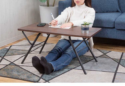 テーブル 折りたたみ ローテーブル センターテーブル 幅75cm リビングテーブル 折り畳みローテーブル 折れ脚テーブル デスク ローデスク 木製折りたたみテーブル シンプル 折り畳み 棚付き 完成品(代引不可)