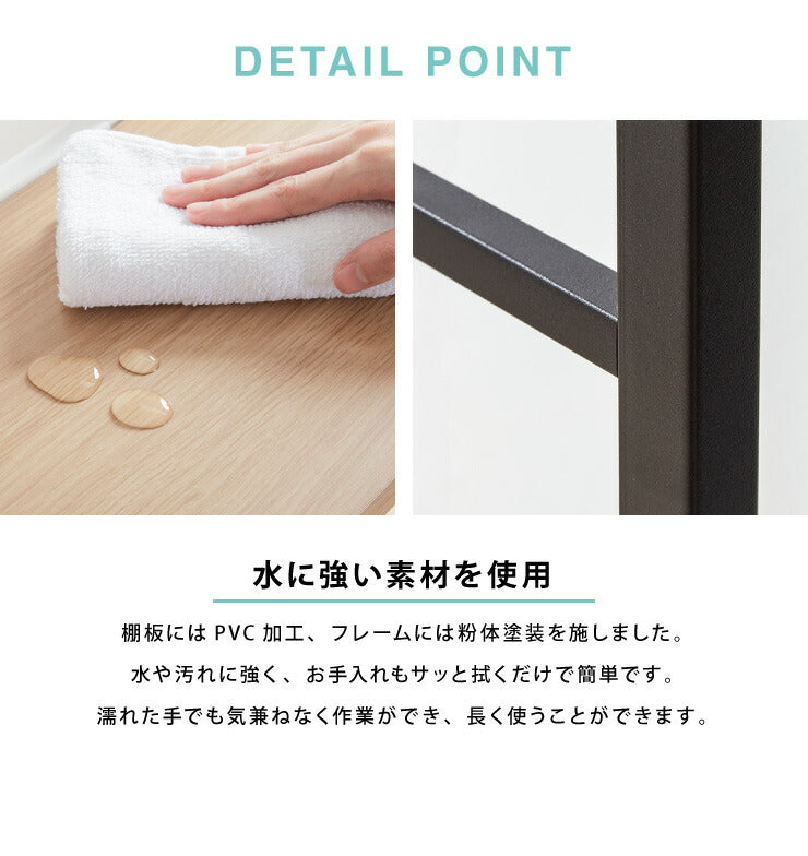 突っ張り式 棚2枚 バスケット2個 洗濯機ラック つっぱり 洗濯機 ラック 収納 収納棚 ランドリー ランドリーラック 収納ラック(代引不可)