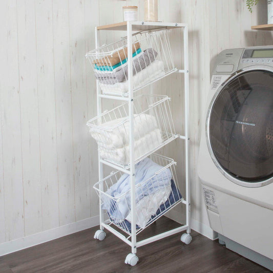 ランドリー ラック 洗濯機ラック 3段ラック ランドリー収納 洗濯機収納 サニタリー収納 伸縮 収納棚 洗濯機 ラック 洗濯機棚 洗面所 脱衣所 洗濯物 収納(代引不可)