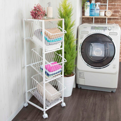 ランドリー ラック 洗濯機ラック 3段ラック ランドリー収納 洗濯機収納 サニタリー収納 伸縮 収納棚 洗濯機 ラック 洗濯機棚 洗面所 脱衣所 洗濯物 収納(代引不可)