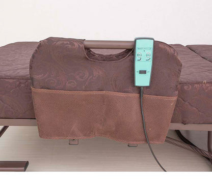 コイルスプリング 折りたたみ　電動ベッド 極厚13cm 高反発ウレタン使用　キャスター付き 電動ベッド 介護ベッド 折りたたみ 電動リクライニングベッド 電動 折りたたみベッド 折り畳み 介護用ベット 介護用 簡易ベッド  TS-2270P(代引不可)