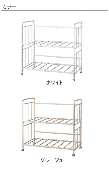 布団 収納 ラック ハイタイプ 布団落下防止機能 ストッパー機能キャスター付き 2段 高さ6段調整 幅103cm×奥行65cm×高さ100cm 大容量 隙間11cm 整理棚 干し 整理棚(代引不可)