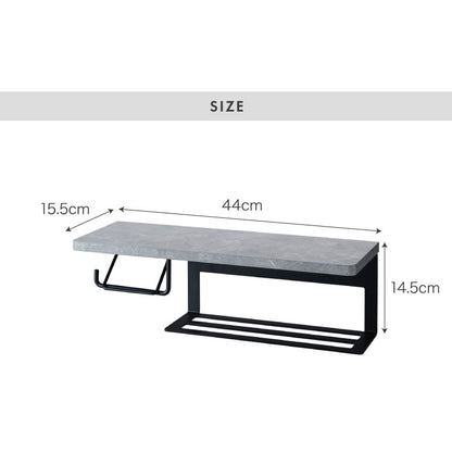 ストックできる 左右兼用 2way トイレットペーパーホルダー 2連 幅53cm 壁取り付け不要 3倍巻き ペーパーホルダー ホルダー カバー