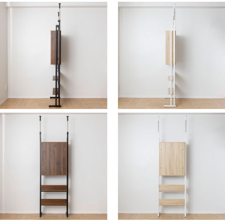 コレクションラック 突っ張り式 トレカ収納&フィギュア 収納 抜群の耐震性 ガラス扉 落下防止ワイヤー付き トレカケース カード 35枚収納 つっぱり(代引不可)