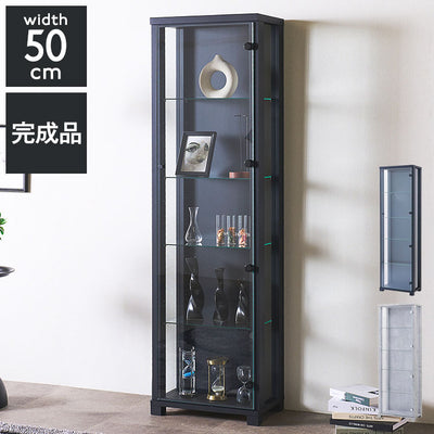 アーク50 コレクションラック ライト無しタイプ 完成品 幅50cm 高さ170cm 奥行30cm フィギュアケース コレクションケース ガラスケース ショーケース コレクションボード 木製 飾り棚 ガラス棚(代引不可)