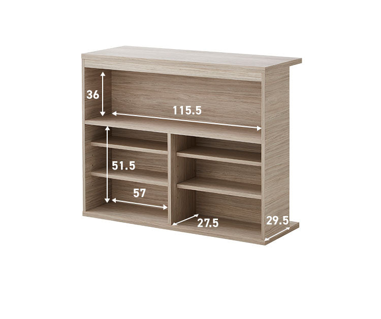 バーカウンター 幅120 高96 日本製 完成品 キッチンカウンター おしゃれ カウンターテーブル 間仕切り バーテーブル キッチンカウンター キッチン収納 カフェ レストラン 高級感 店舗 白 (代引不可)