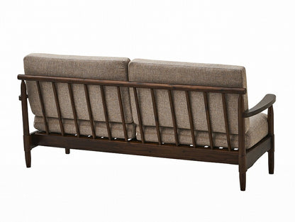 ソファ 3人掛け 幅181 木製 無垢材 フレーム 肘付き 肘有り クッション おしゃれ 北欧 モダン ナチュラル ベージュ ブルー sofa ソファー(代引不可)