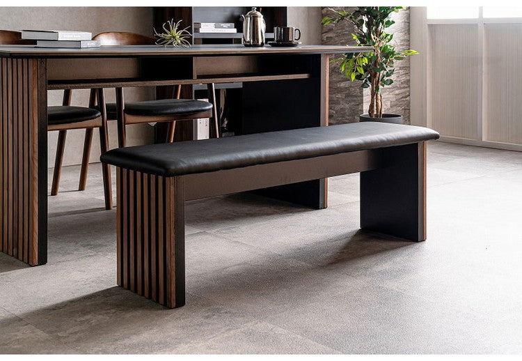 ダイニングベンチ 二人掛け 幅123cm 長椅子 木製 オーク ウォールナット ベンチソファ おしゃれ モダン 和風 リビング ダイニング 玄関 食卓椅子 チェア ベンチ(代引不可)