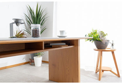 ダイニングテーブル 165×85cm 棚付き 収納 リビングテーブル セラミック 木製 オーク ウォールナット おしゃれ モダン 和風 リビング ダイニング 食卓 テーブル(代引不可)