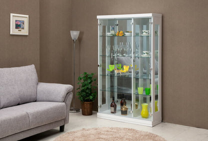 コレクションラック 大 追加ガラス棚 ガラス棚板 コレクションボード コレクションケース ショーケース フィギアケース(代引不可)