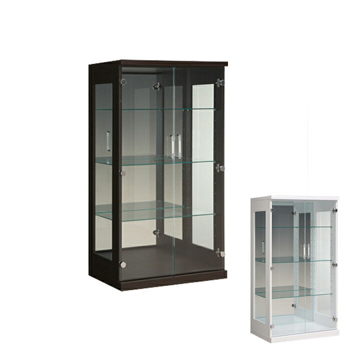 スタバ70 ロータイプ コレクションラック L 幅70cm×高さ130cm 【完成品】 コレクションケース コレクションボード 飾り棚  ガラス棚  ショーケース(代引不可)