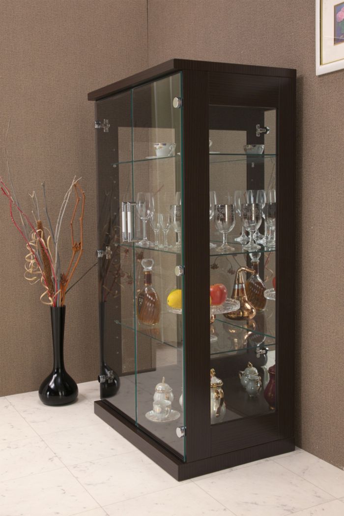 スタバ70 ロータイプ コレクションラック L 幅70cm×高さ130cm 【完成品】 コレクションケース コレクションボード 飾り棚  ガラス棚  ショーケース(代引不可)