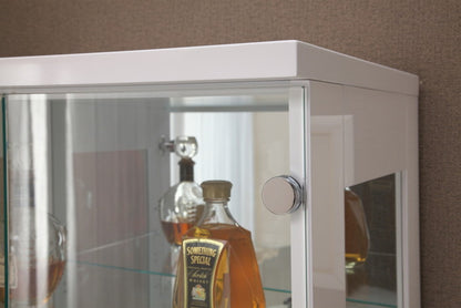 スタバ70 ロータイプ コレクションラック L 幅70cm×高さ130cm 【完成品】 コレクションケース コレクションボード 飾り棚  ガラス棚  ショーケース(代引不可)