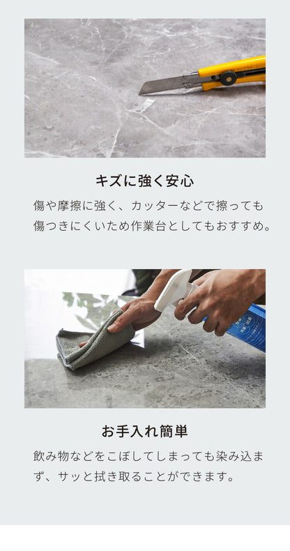 セラミック 伸縮 ダイニングセット 4人掛け 5点セット ダイニングテーブルセット 伸長式 幅130~幅170 ファブリック 鏡面 ダイニングチェア 耐水 耐熱 大理石調(代引不可)