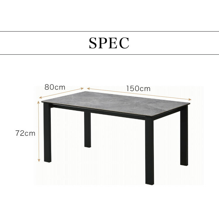 セラミック ダイニングセット 4人掛け 5点セット ダイニングテーブルセット 幅150 ファブリック アイアン 鏡面 ダイニングチェア 耐水 耐熱 大理石調(代引不可)
