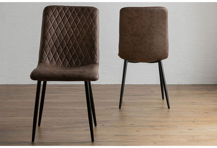 ダイニングセット 4点セットB T字脚テーブル ベンチ チェア2脚 木製 スチール オーク 重厚感 厚い 耐久性 おしゃれ 耳付き シンプル ナチュラル 自然 温かみ ステッチ リビング ダイニング 食卓 椅子(代引不可)