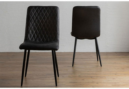 ダイニングセット 5点セットD スクエア/4本脚テーブル チェア4脚 木製 スチール オーク 重厚感 厚い 耐久性 おしゃれ 耳付き シンプル ナチュラル 温かみ ステッチ リビング ダイニング 食卓 椅子(代引不可)