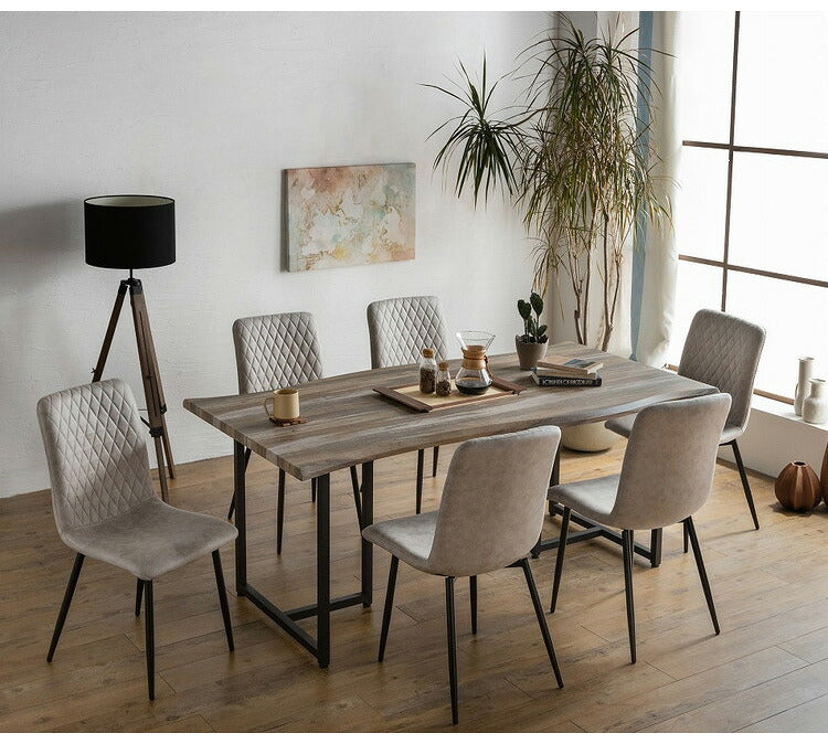 ダイニングテーブル 単品 幅180 4人掛け 6人掛け スクエア脚 アイアン脚 一枚板風 ヴィンテージ 奥行90 高さ72 天板厚み30mm おしゃれ 食卓テーブル リビングテーブル モダン(代引不可)