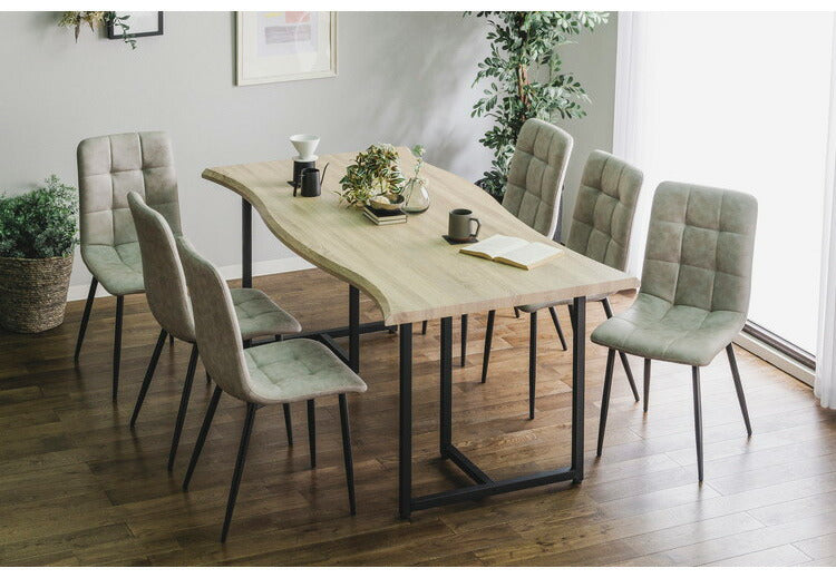 ダイニングテーブル 単品 幅180 4人掛け 6人掛け スクエア脚 アイアン脚 一枚板風 ヴィンテージ 奥行90 高さ72 天板厚み30mm おしゃれ 食卓テーブル リビングテーブル モダン(代引不可)