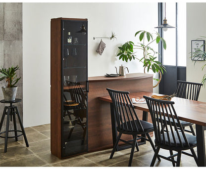 バーカウンター 日本製 幅120cm カウンターテーブル キッチンカウンター ハイカウンター ダイニング キッチン テーブル 大容量 間仕切り 対面 収納 棚 食器 スリム ラック インテリア おしゃれ 国産(代引不可)