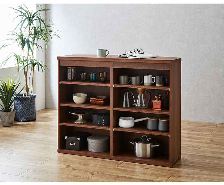 バーカウンター 日本製 幅120cm カウンターテーブル キッチンカウンター ハイカウンター ダイニング キッチン テーブル 大容量 間仕切り 対面 収納 棚 食器 スリム ラック インテリア おしゃれ 国産(代引不可)