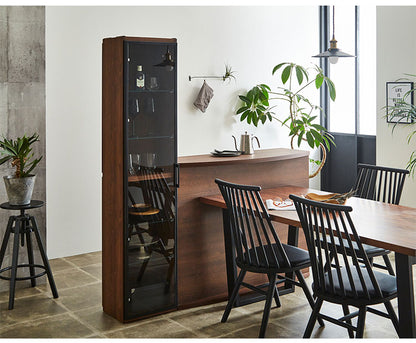 バーカウンター キャビネット 2点セット 日本製 幅90cm キッチン収納 キッチンカウンター 大容量 コンパクト 省スペース インテリア おしゃれ 収納 間仕切り 国産 飾り棚 食器 棚 リビング ダイニング(代引不可)