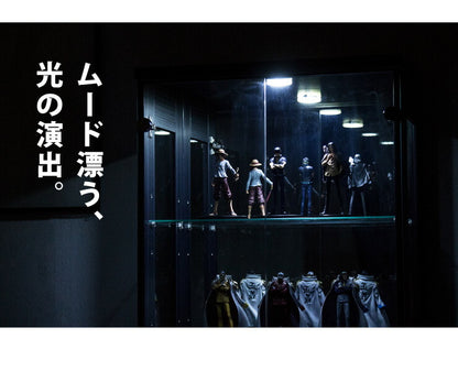 サラII 60 ロータイプ 段差式タイプ コレクションラック 幅60cm 高さ160cm 奥行40cm 開梱設置無料 大型フィギュアケース(代引不可)