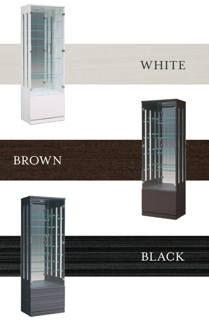 サラII 60 ハイタイプ 段差式タイプ コレクションラック 幅60cm 高さ180cm 奥行40cm 開梱設置無料 大型フィギュアケース(代引不可)