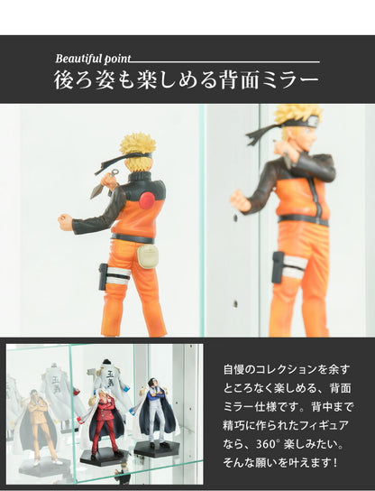 サラII 60 ハイタイプ 段差式タイプ コレクションラック 幅60cm 高さ180cm 奥行40cm 開梱設置無料 大型フィギュアケース(代引不可)