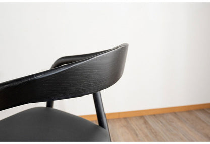 ダイニングチェア 2脚セット 木製 座面高44cm 肘掛け付き 背もたれ付き 食卓椅子 ラウンジチェア アームチェア おしゃれ リビング ダイニング チェア 椅子(代引不可)