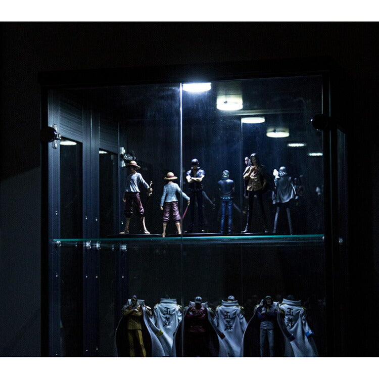 サラ60 ロータイプ コレクションラック フィギュアケース コレクションケース コレクションボード 幅60cm 高さ160cm 奥行30cm 木製 ホワイト ブラック ブラウン キュリオケース 飾り棚 ガラス棚 (代引不可)