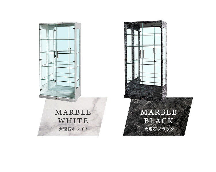 コレクションケース×LEDライトセット 幅80×奥行45×高さ160cm サラ80 ロータイプ sara サラ ワイドタイプ コレクションラック コレクションケース 完成品 開梱設置無料 大型フィギュアケース(代引不可)