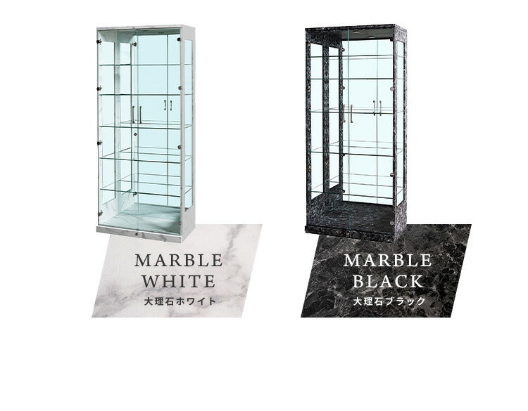 コレクションケース×LEDライトセット 幅80×奥行45×高さ180cm サラ80 ハイタイプ コレクションラック 深型 完成品 開梱設置無料 コレクションボード ハイタイプ フィギュア ケース 棚 led sara(代引不可)