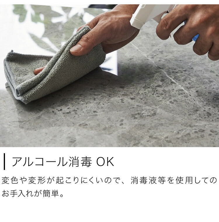 セラミック ダイニングセット 4人掛け 5点セット ダイニングテーブルセット 幅135 合皮 デザインチェア 鏡面 ダイニングチェア 耐水 耐熱 大理石調(代引不可)