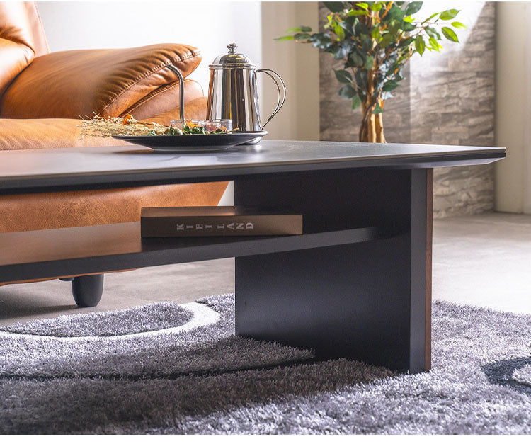 センターテーブル リビング セラミック天板 幅110cm ローテーブル スマート ロビー エントランススタイリッシュ リビング キズに強い 作業台 モダン 応接室 高級感 おしゃれ(代引不可)