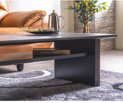 センターテーブル リビング セラミック天板 幅110cm ローテーブル スマート ロビー エントランススタイリッシュ リビング キズに強い 作業台 モダン 応接室 高級感 おしゃれ(代引不可)