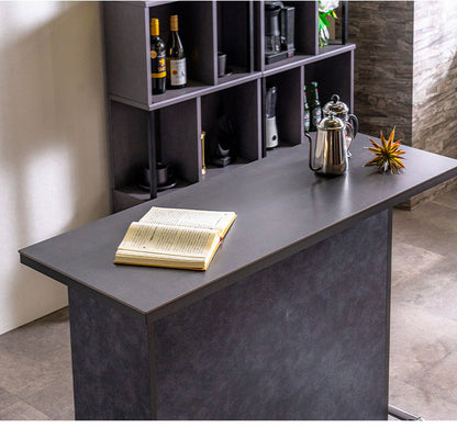 バーカウンター セラミック天板 幅120cm 日本製 完成品 おしゃれ キズに強い カウンターテーブル キッチンカウンター 収納 キッチン 収納 バーテーブル おうち時間 バーカウンター カウンター(代引不可)