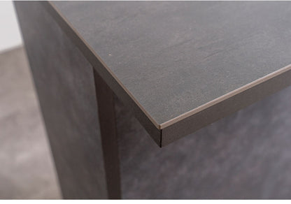 バーカウンター セラミック天板 L字セット(100 cm + 幅120cm) 日本製 完成品 キズに強い おしゃれ カウンターテーブル キッチンカウンター 収納 キッチン バーテーブル おうち時間(代引不可)