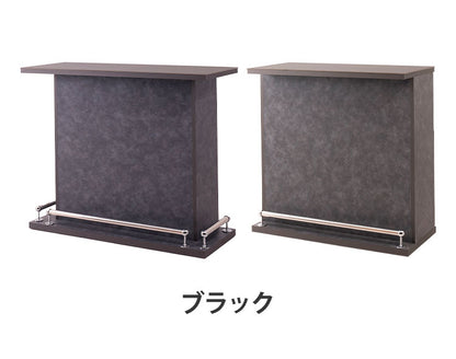 バーカウンター セラミック天板 L字セット(100 cm + 幅120cm) 日本製 完成品 キズに強い おしゃれ カウンターテーブル キッチンカウンター 収納 キッチン バーテーブル おうち時間(代引不可)