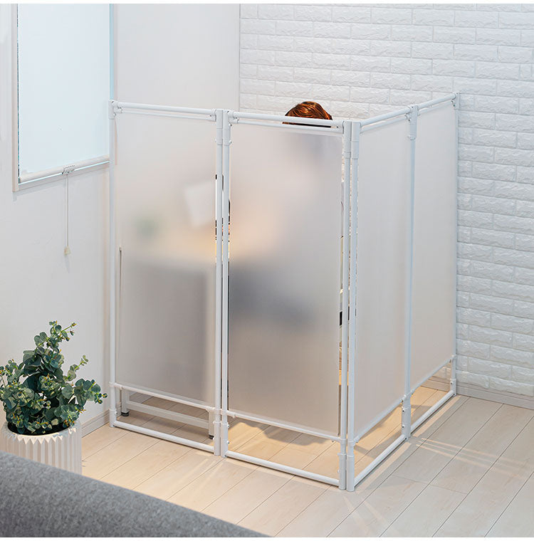 セキスイ 折りたたみ式パーテーション PO-1 積水樹脂 間仕切り スクリーン 折りたたみ 折り畳み コンパクト 省スペース 半透明 物干し(代引不可)